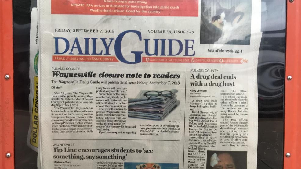 The Turner Report GateHouse Media closes another Missouri newspaper