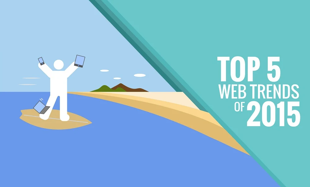 Top 5 Web Design Trends for 2015 - #infographic