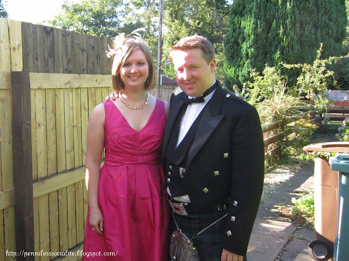 Penniless Socialite: What I Wore Wednesday: A Big Fat Scottish Wedding