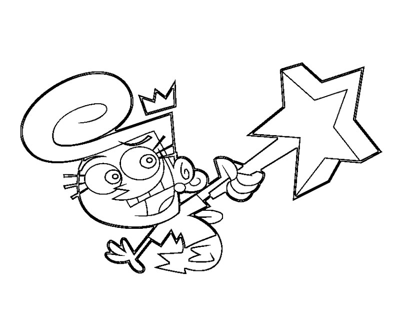 fairy odd parents coloring pages - photo #26