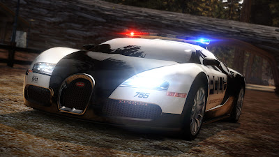 NFS Bugatti Veyron Police Car HD Wallpaper