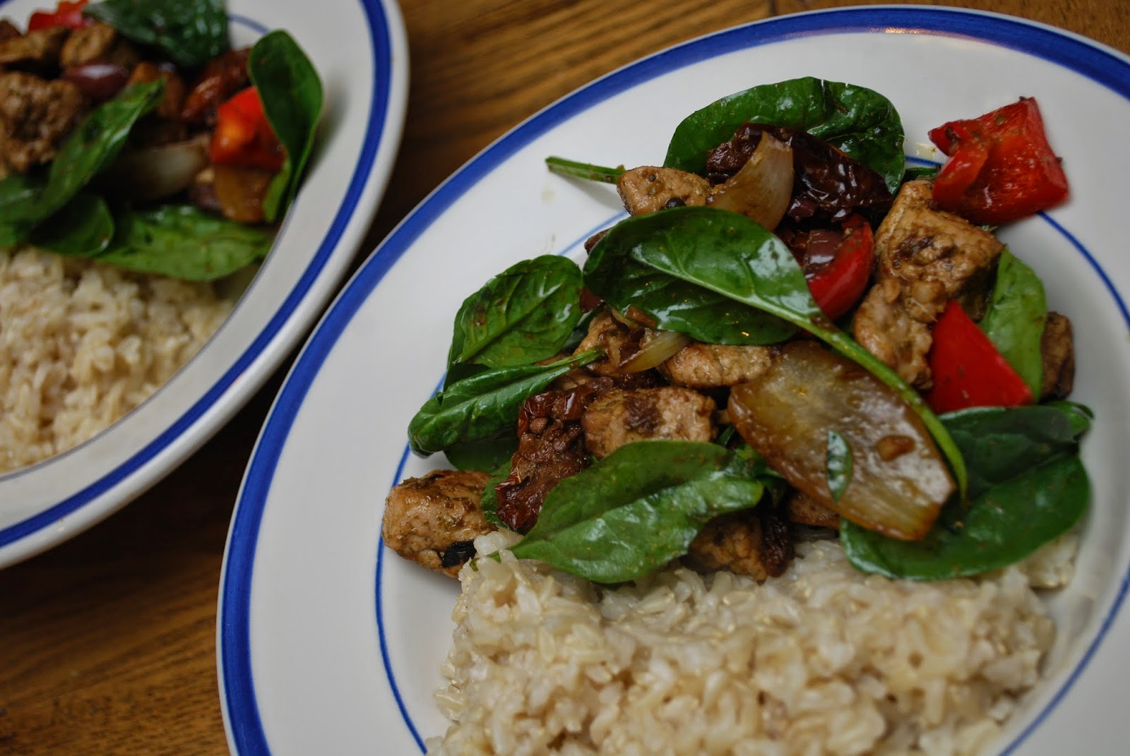 Fil et fouet Porc au pesto