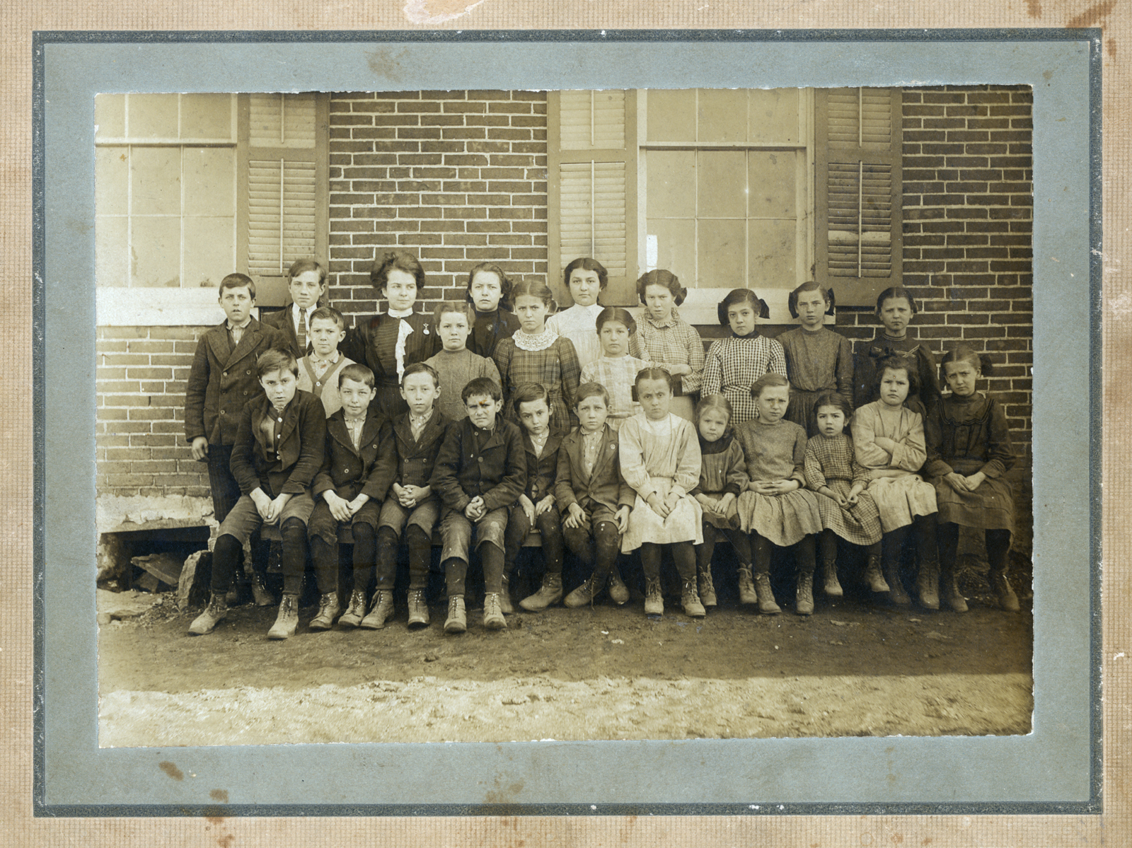 Bucks County History Deep Run school, 1910