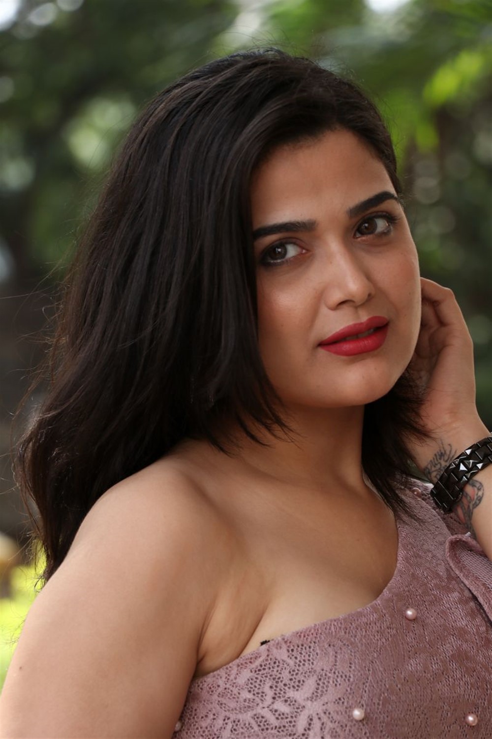 Telugu Actress Ayesha Singh Photos at Yedu Chepala Katha Movie Press