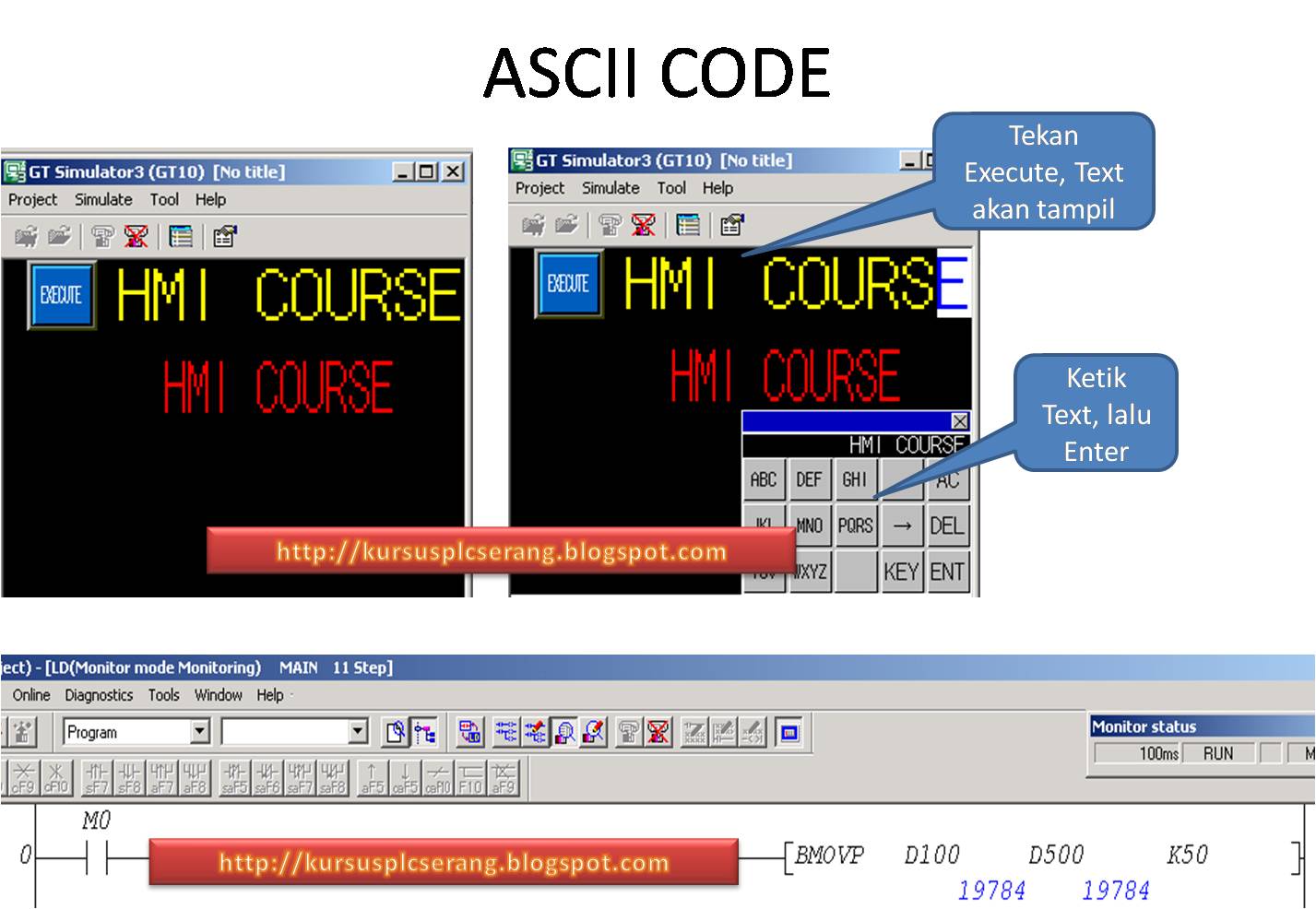 APLIKASI HMI MENGGUNAKAN ASCII (American Standard Code For Information ...