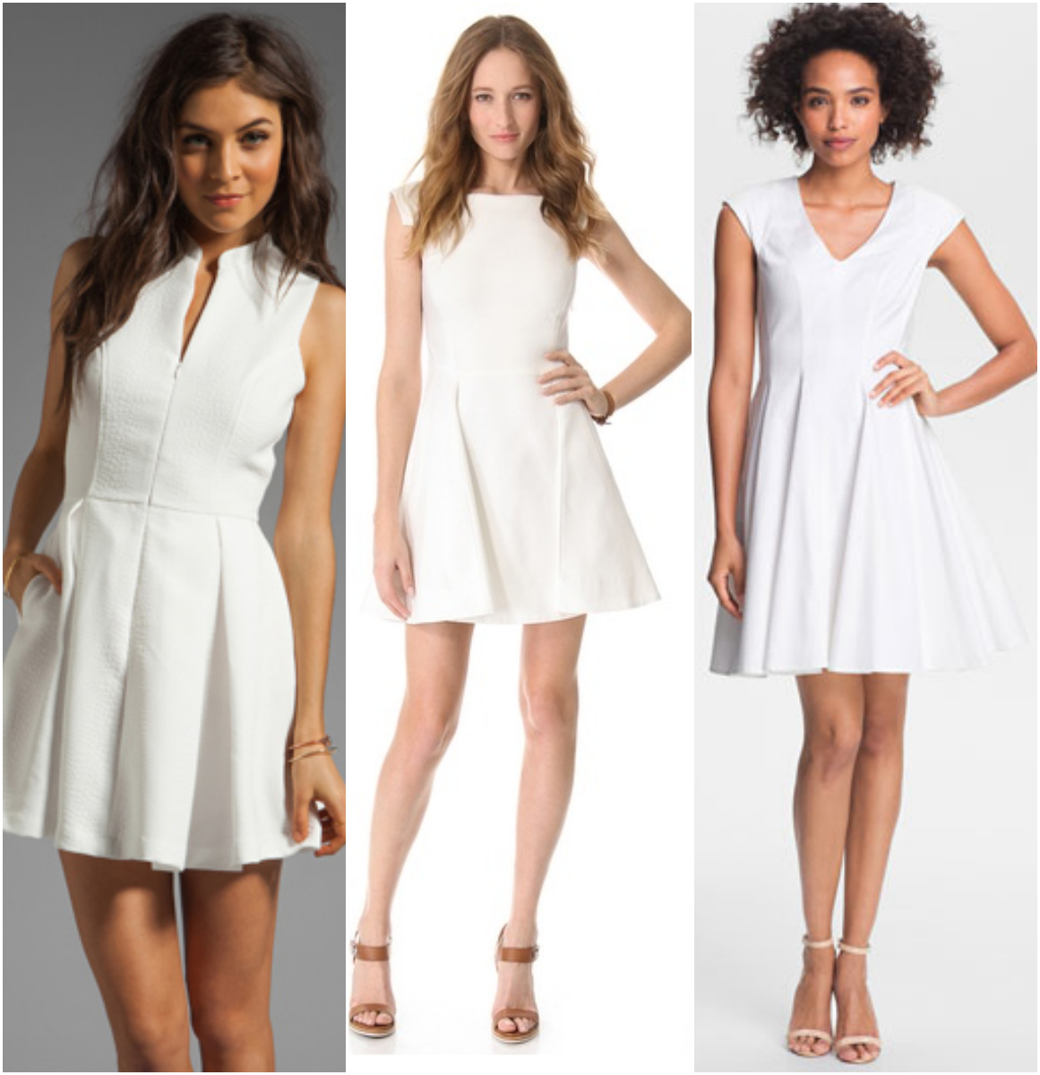 Coveting: White/Ivory A-line Dress - Stylish Petite