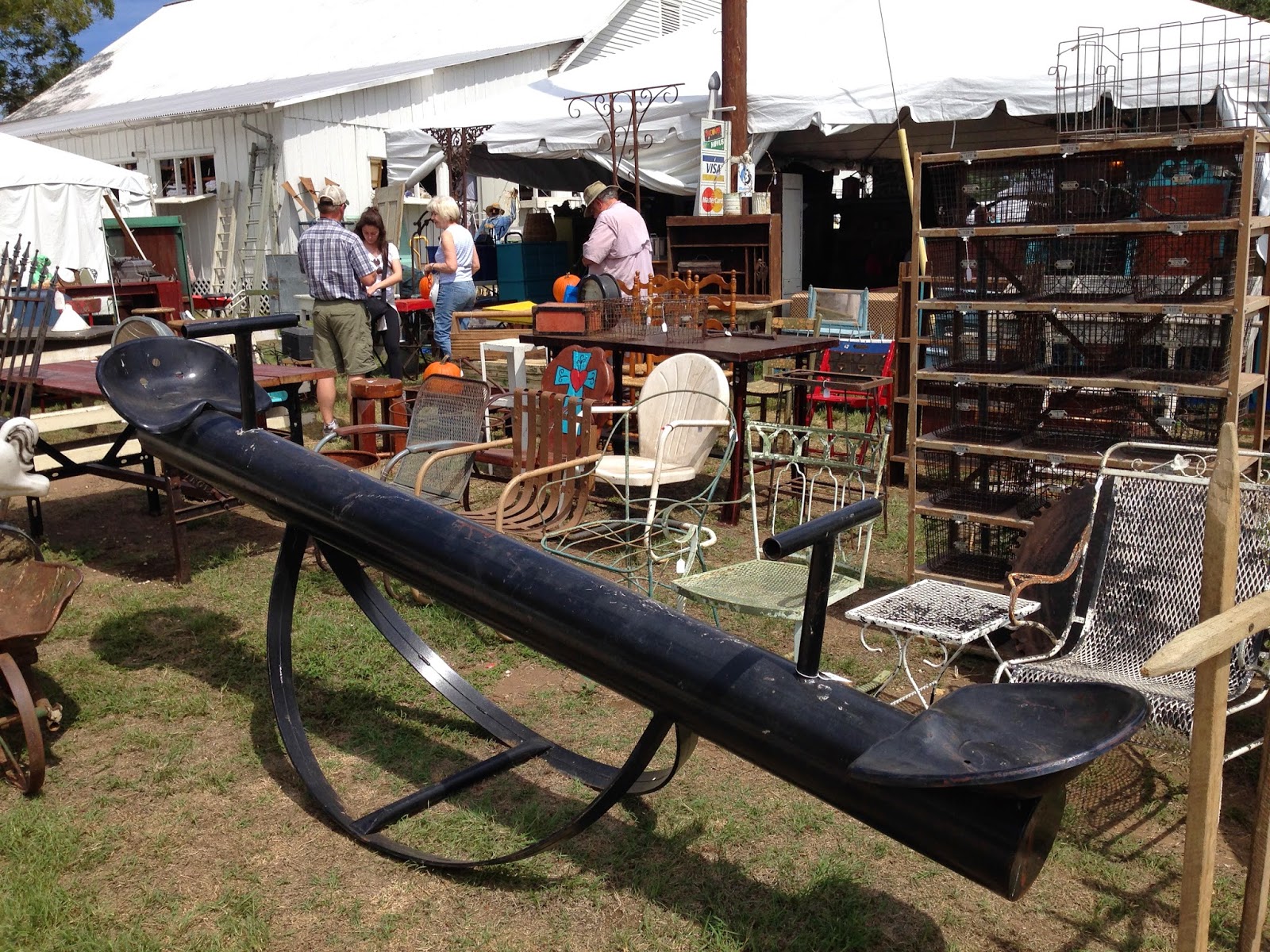the Olive Basket: Round Top Antiques Week