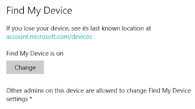 Find My Device - Windows 10 - One Cool Tip - www.onecooltip.com