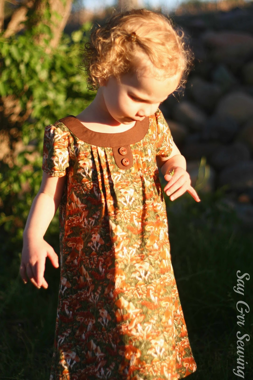 Say Grr Sewing The Mushroom Dress