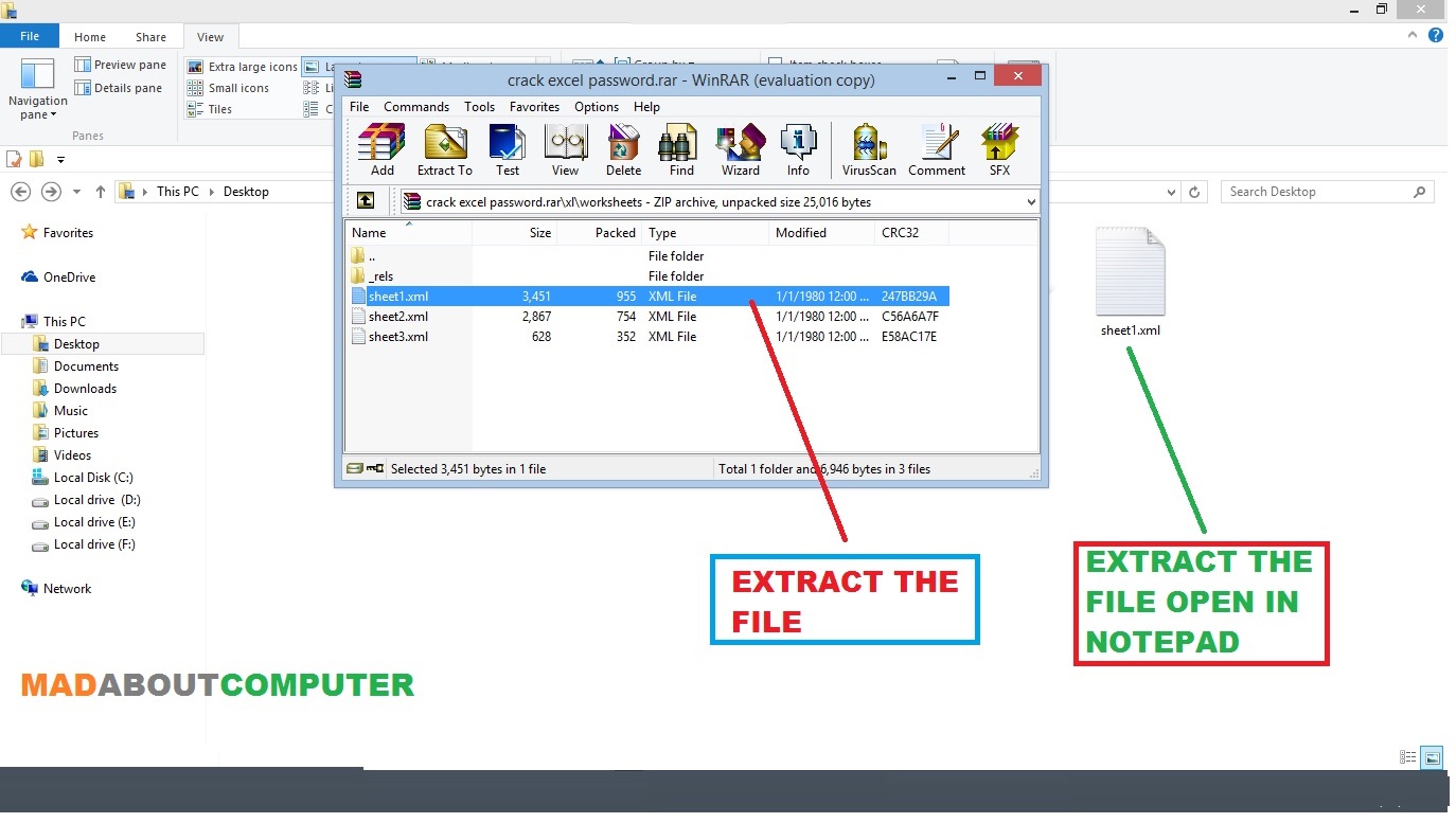 How to crack excel password? ~ MAD ABOUT COMPUTER