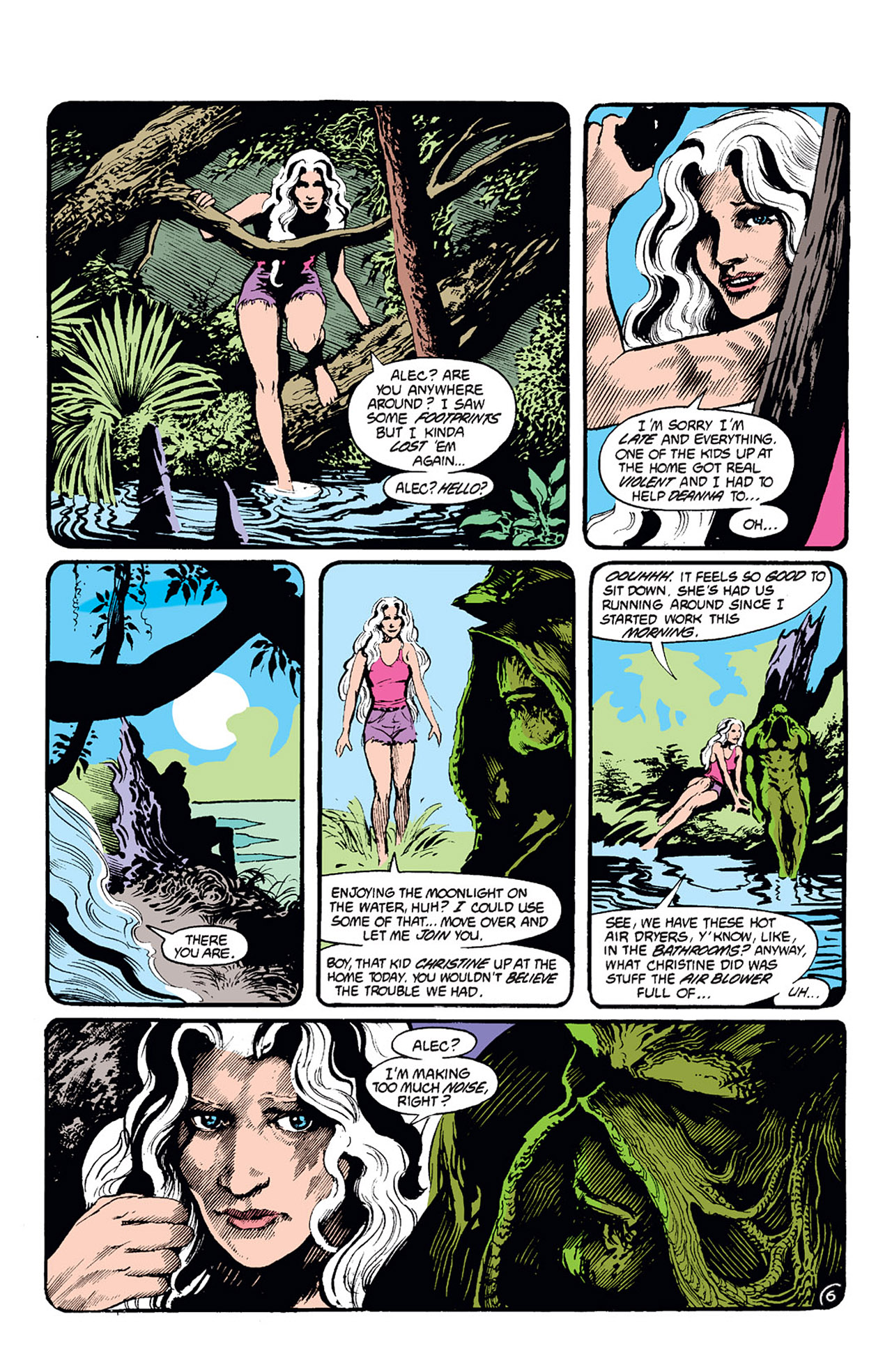 Read online Swamp Thing (1982) comic -  Issue #55 - 7