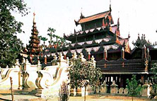 Shwe in bin monastery Mandalay