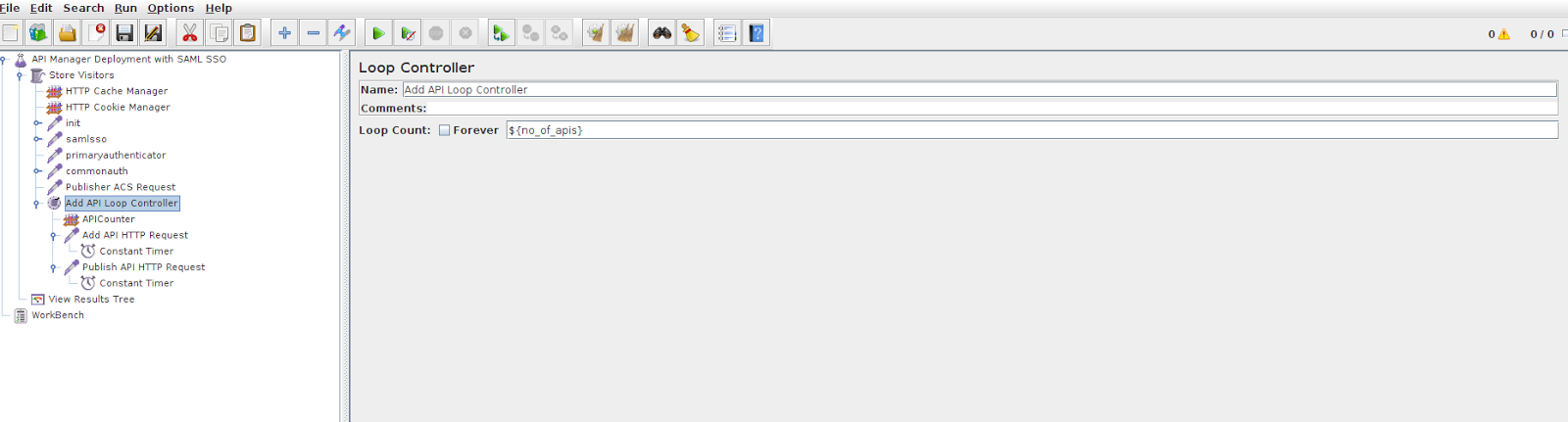 Define: howto: JMeter Loop Controller & Counter