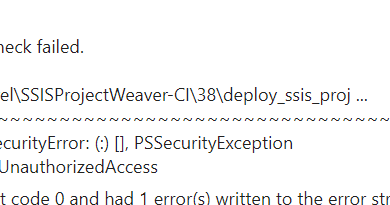 SQL Server SELECT: PowerShell PSSecurityException: UnauthorizedAccess