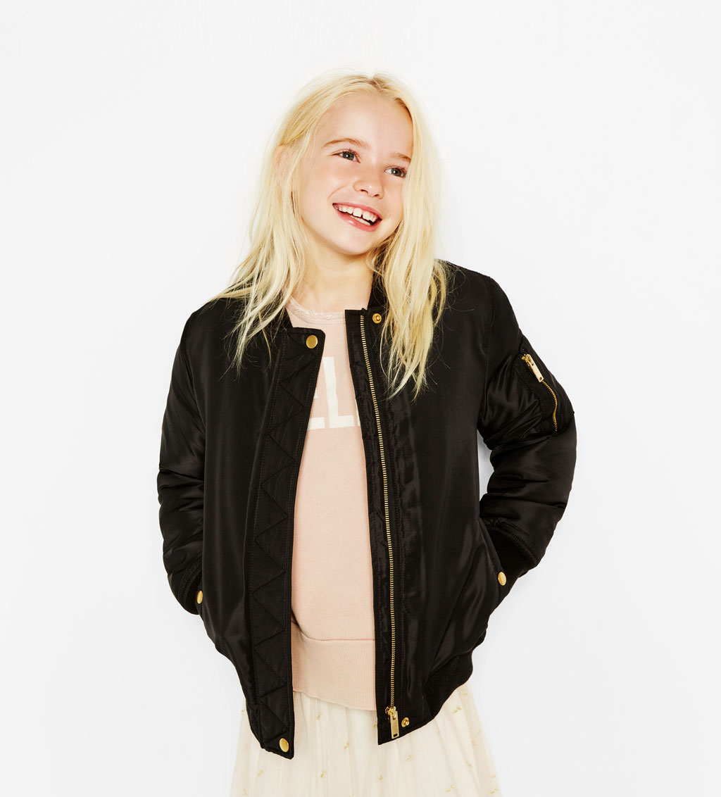 zara kids bomber