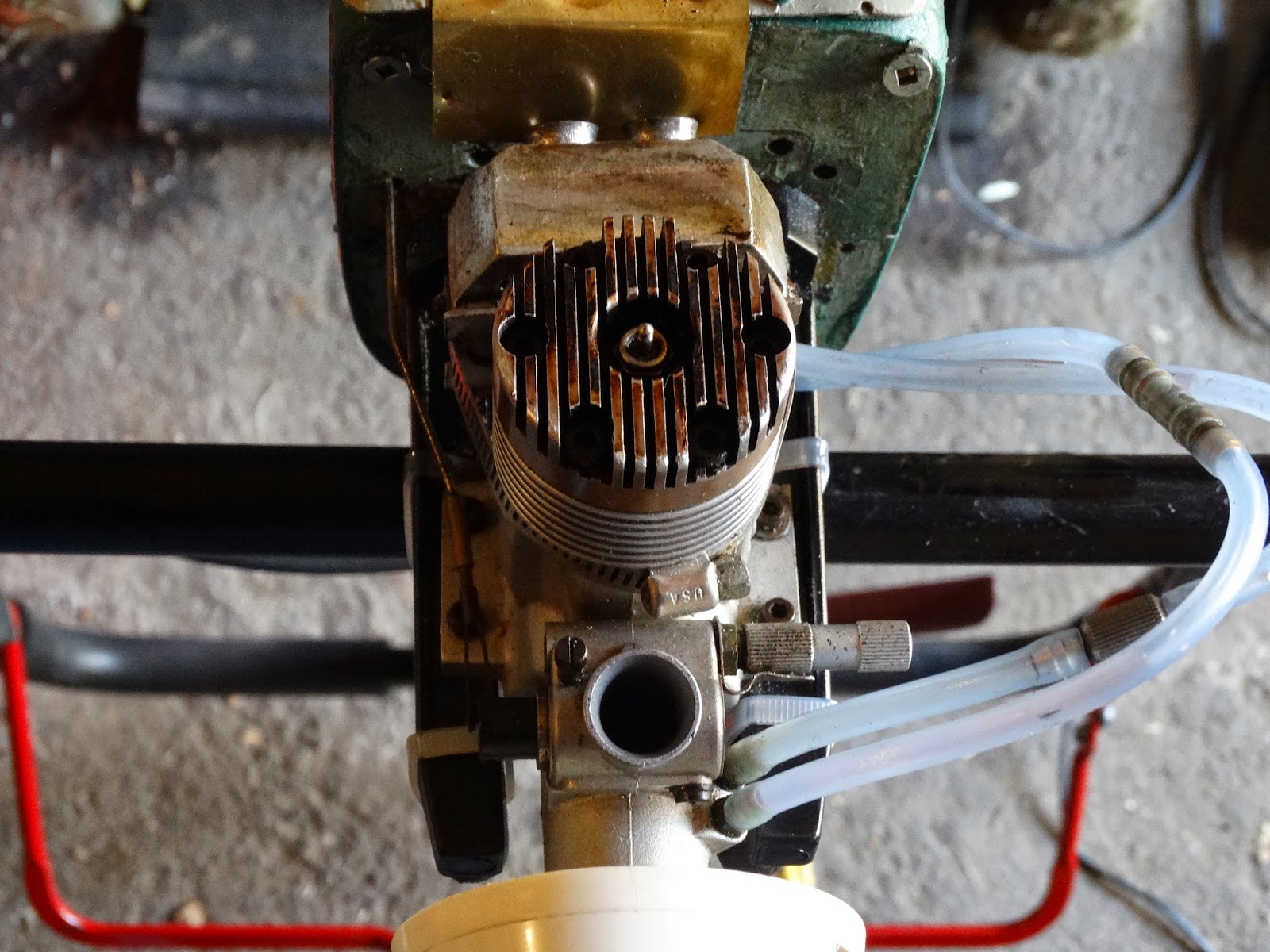 Vintage Model Airplane Engines Running YAMADA YS 60 FR