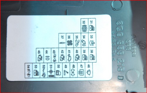 VW POLO: TRAPPED INSIDE VW POLO 2000 vw jetta fuse box card 