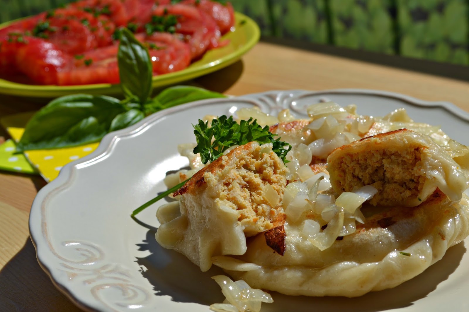 Koperek w kuchni ;) Pierogi z kurczakiem