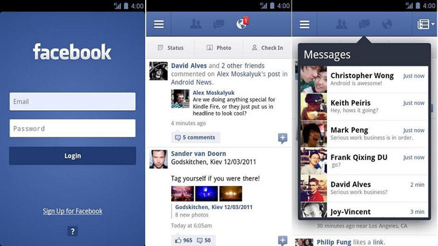 facebook versi iphone