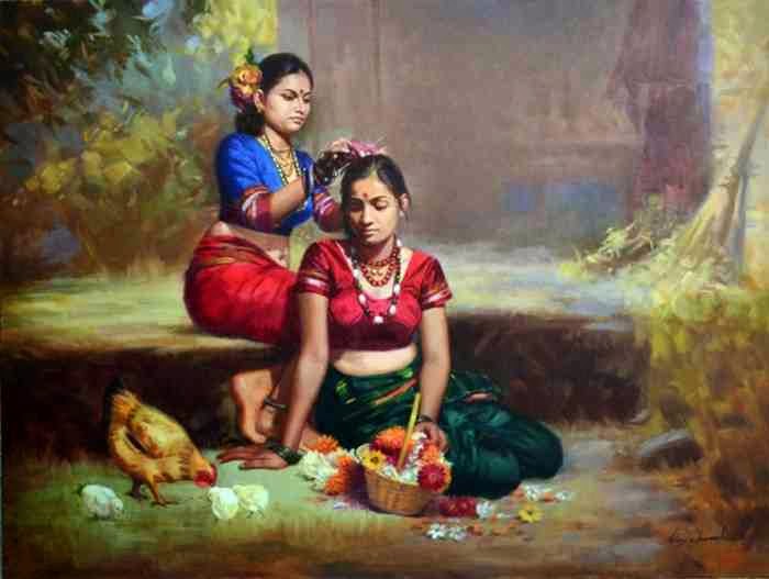 Индийский художник. Vilas Chormale