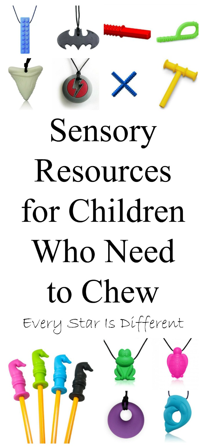 Sensory Resources for Children who Need to Chew Every Star Is Different