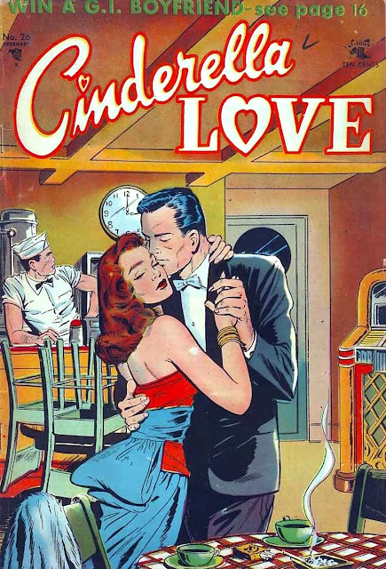 Cinderella Love v2 #26 st.john romance comic book cover art by Matt Baker Cinderella Love v2 #26 st.john romance comic book cover art by Matt Baker
