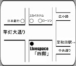 Live Space 「四階」　MAP