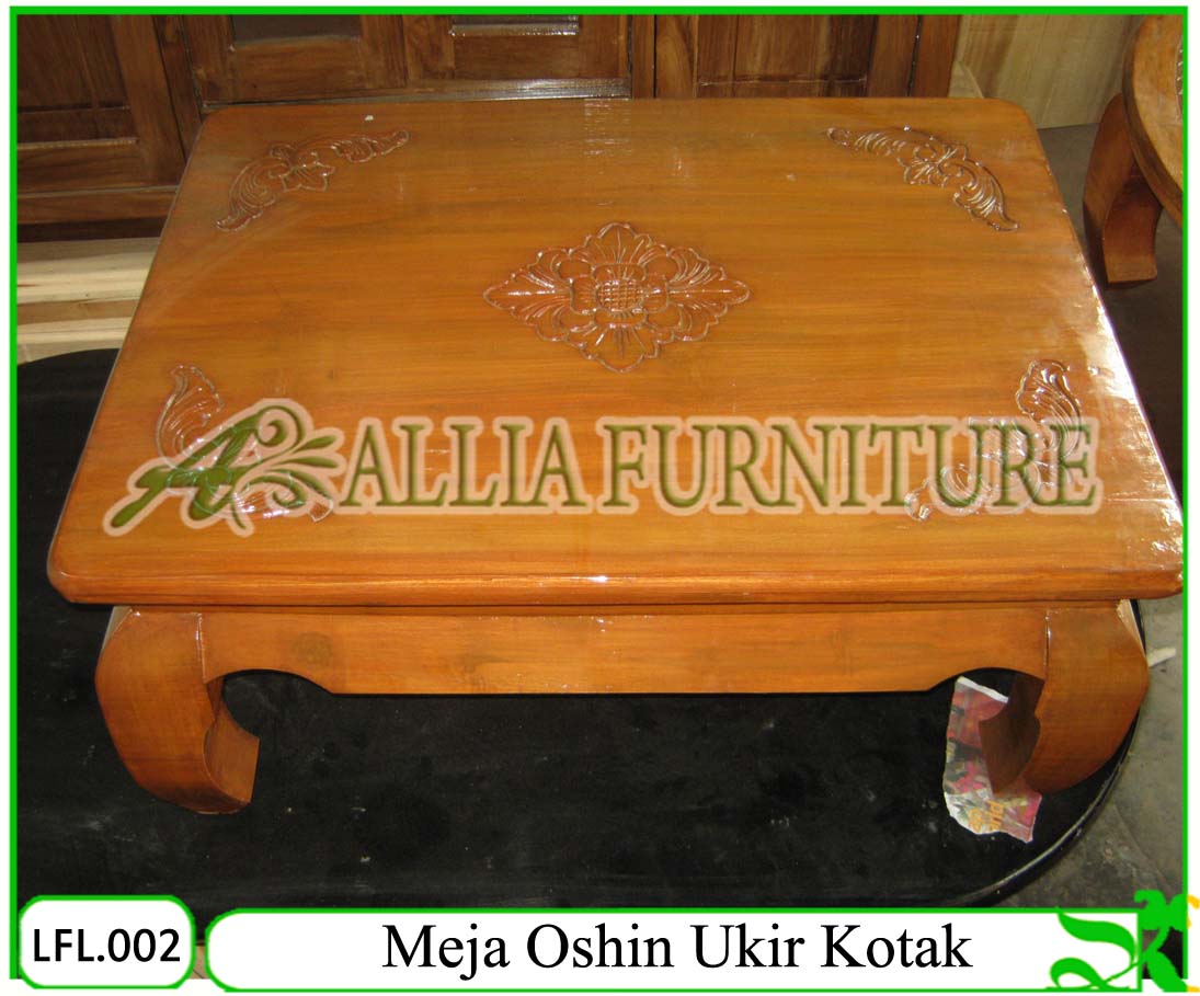 Meja Lesehan Klender Model Oshin Kotak Allia Furniture