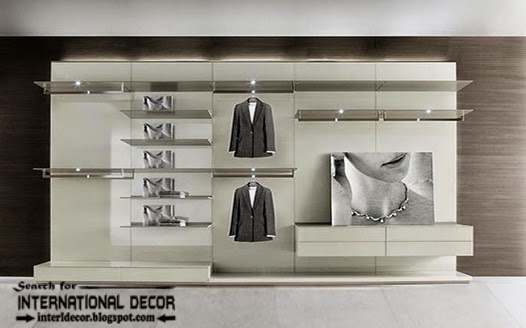 modern Wardrobe systems, closet designs for dressing room