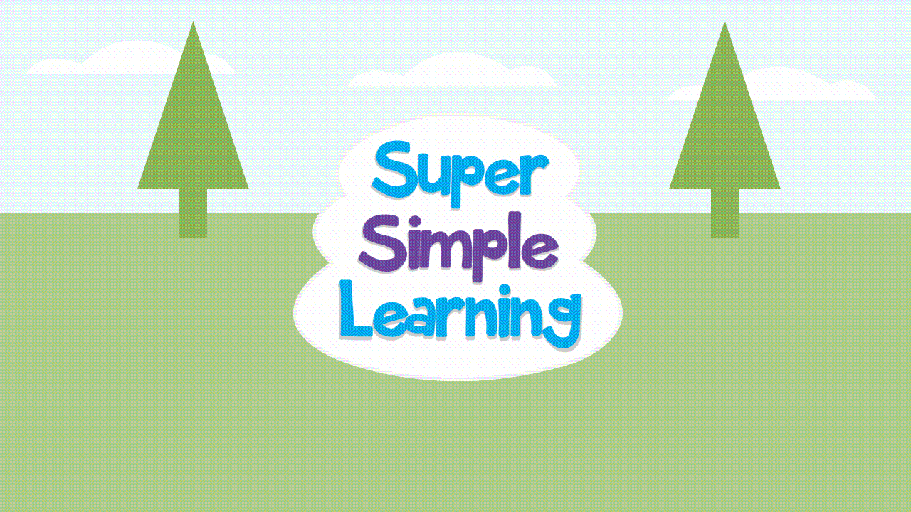Simply learn. Super simple Learning. Логотип супер Симпл Сонгс. Super simple Learning логотип. One little finger super simple Songs.