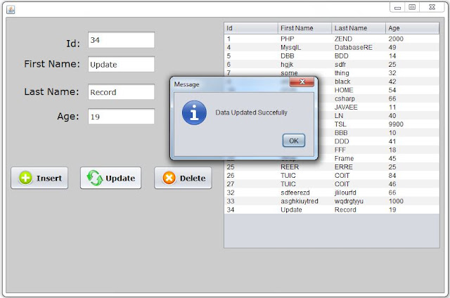 netbeans update button