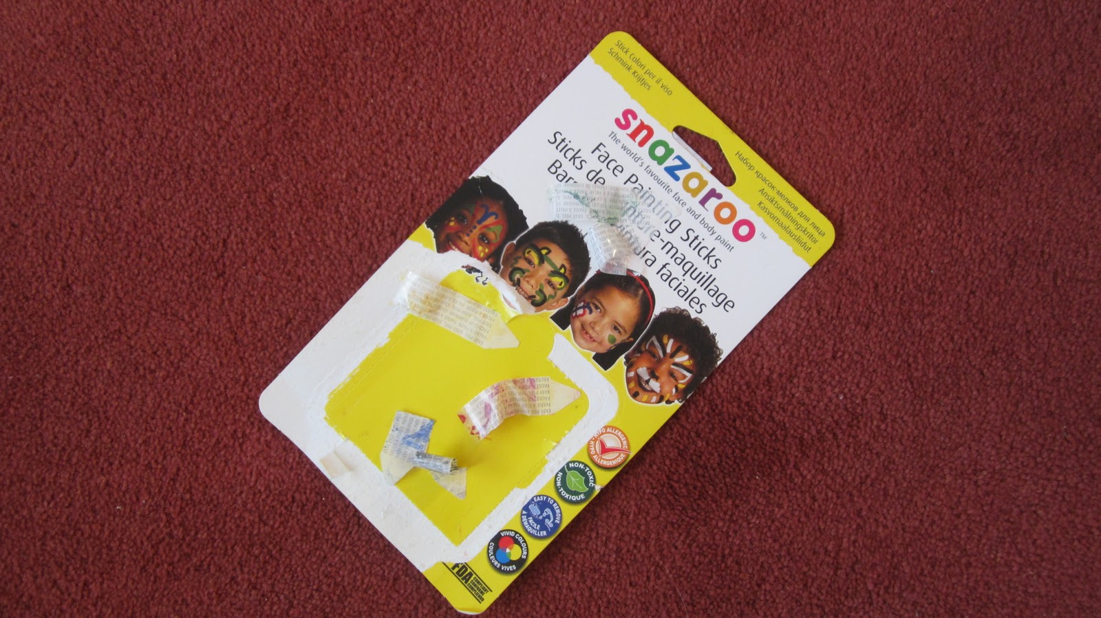 When Toys Rule The World Toyologist Review Snazaroo Face Painting Sticks