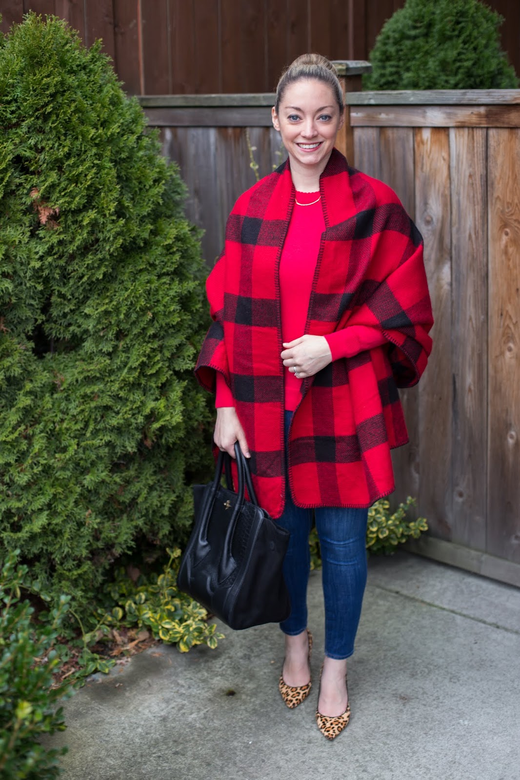 christmas plaid heels