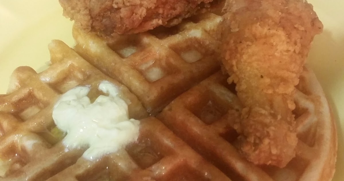 Southern Cooking Homemade Chicken And Waffles Made With West Bend
