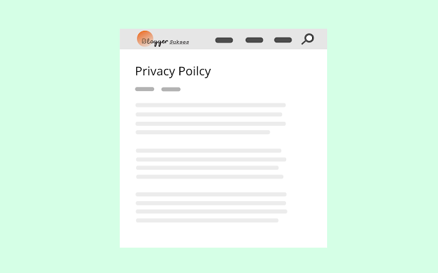 Cara Membuat Halaman Privacy Policy di Blog