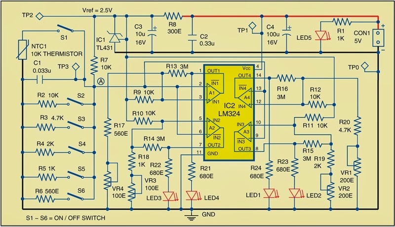 Temperature Monitor for Electronic Equipment | Expert Circuits