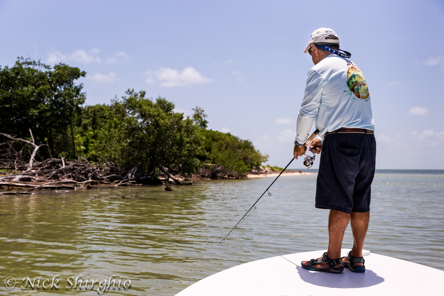 Captain Martin C Fly Fishing Flamingo in August (en Español)