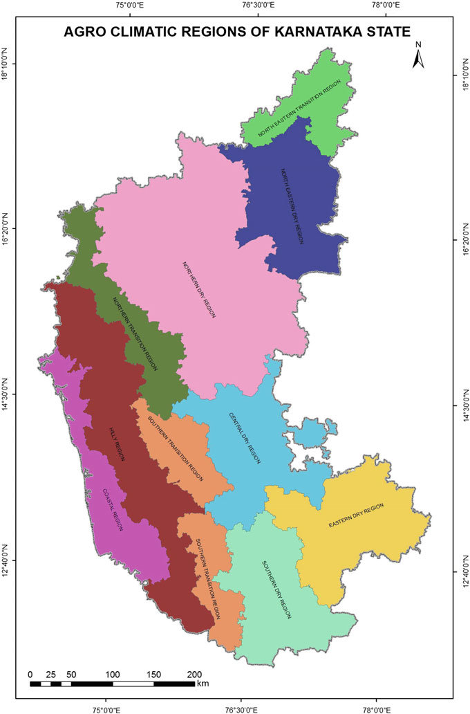 Agroclimatic Zones of Karnataka