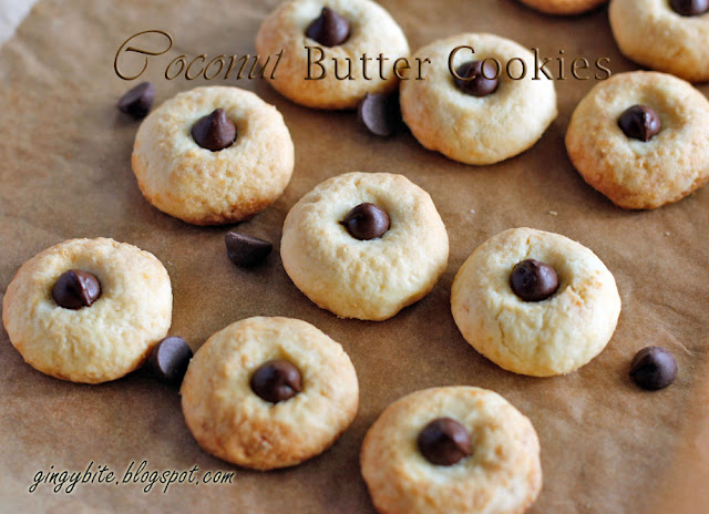 Coconut Butter Cookies 椰子牛油曲奇