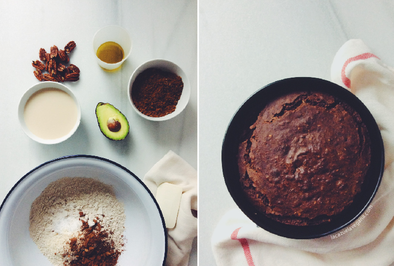 Tarta de cumpleaños de chocolate, aguacate y coco (vegana y sin gluten)