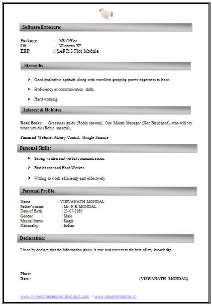 over 10000 cv and resume samples with free download  latest cv format