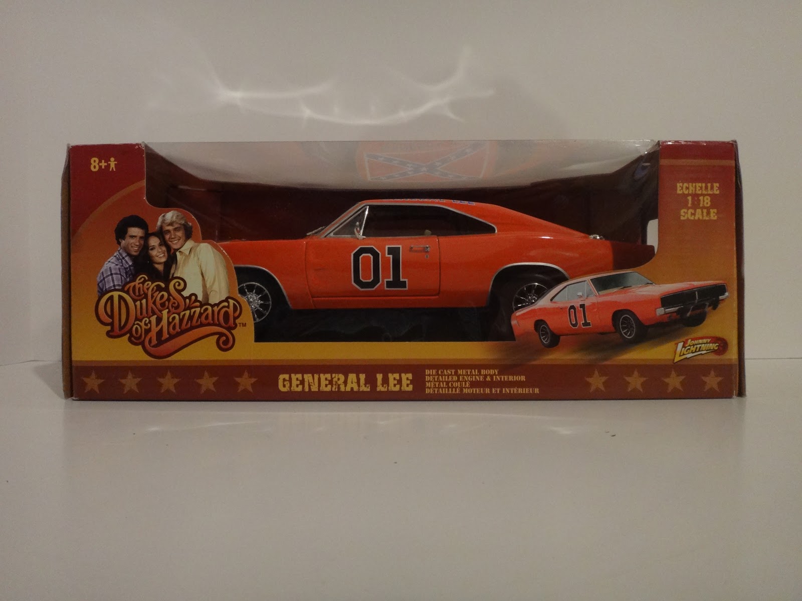 1968 DUKES OF HAZZARD COOTER'S FORD MUSTANG 1/18 DIECAST CAR TOMY 21957BU 