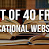 List of 40 FREE Educational Websites