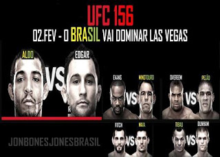 UFC 156 - Aldo vs Edgar - Minotouro - Pezão - Demian Maia