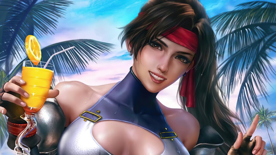 Jessie Rasberry, FF7 Remake, 4K, #7.2018