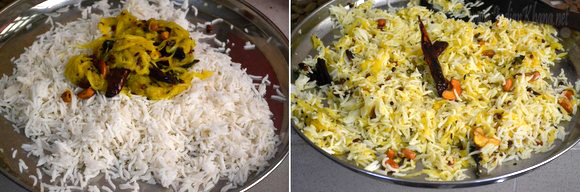 Mango Rice Mangai Sadam Recipe