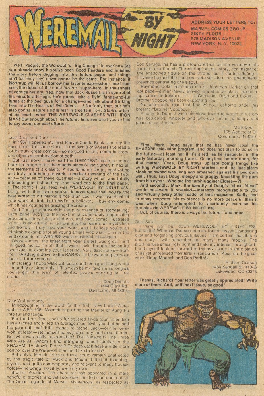 Read online Werewolf by Night (1972) comic -  Issue #41 - 11