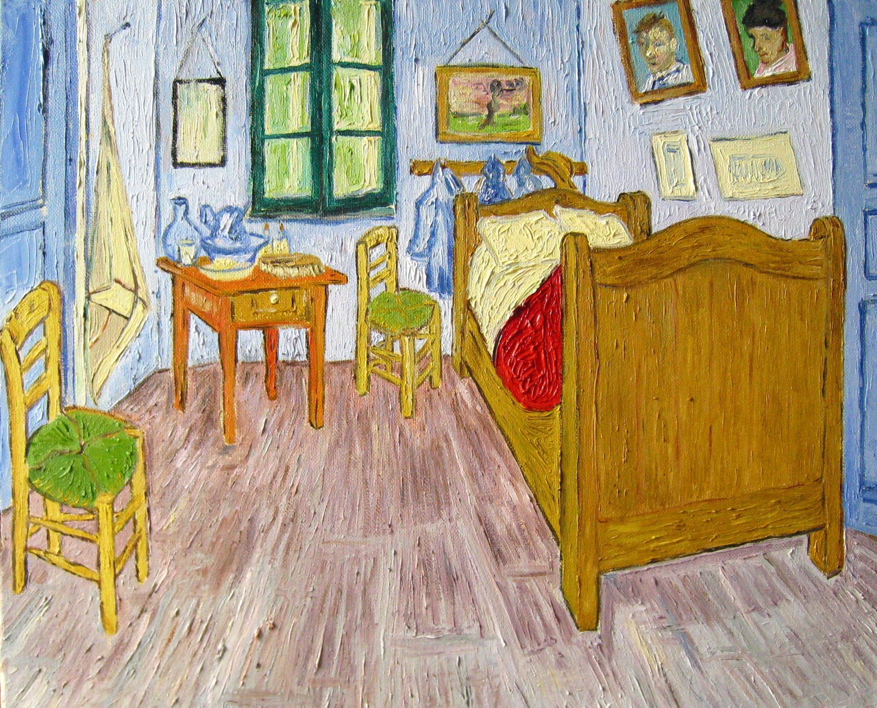 Bedroom in Arles, after Van Gogh