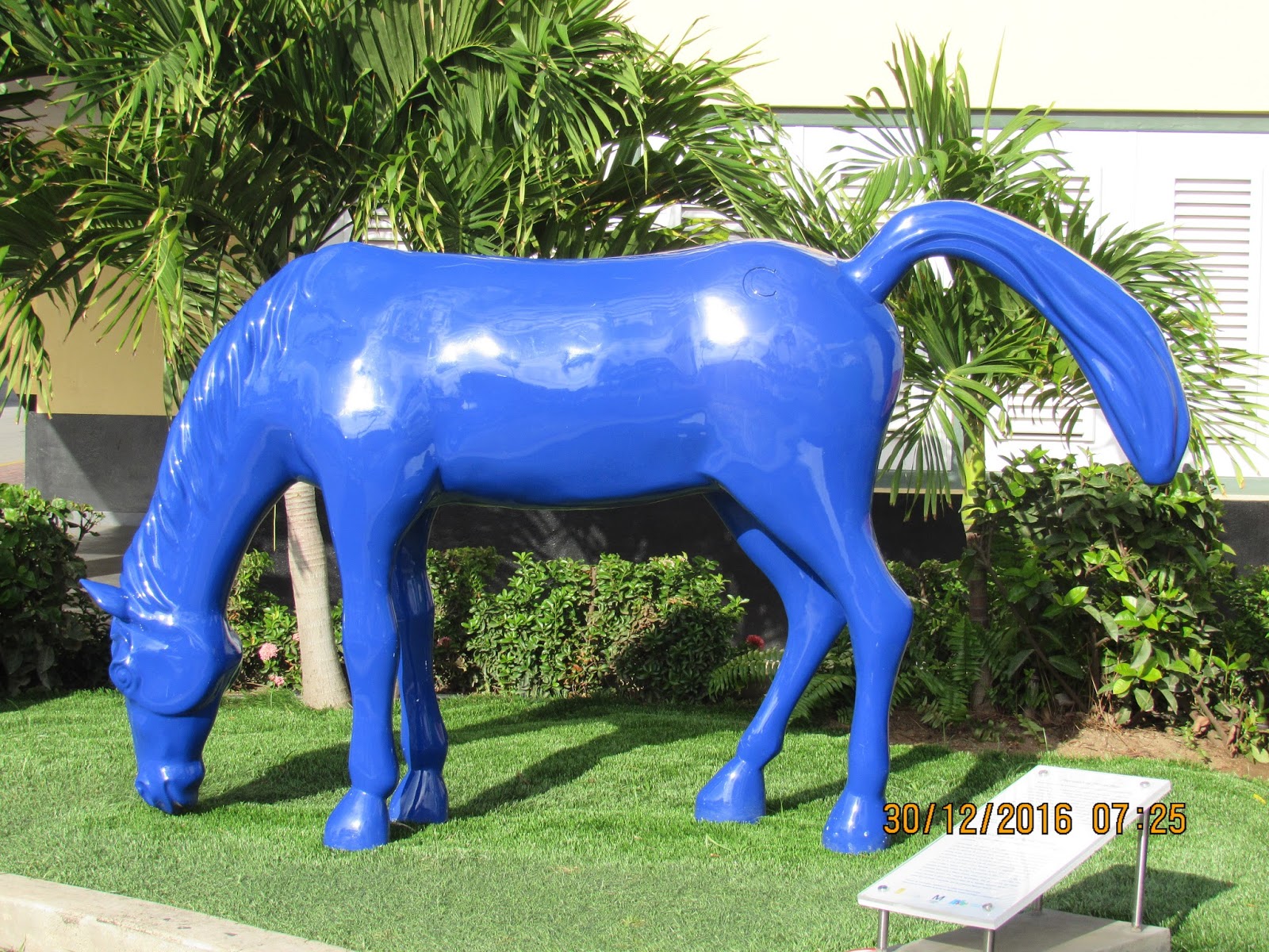 Great Adventures Blue Horse Sculptures