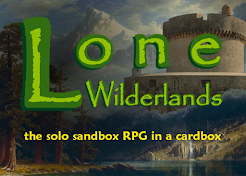 Lone Wilderlands - the solo sandbox RPG in a cardbox